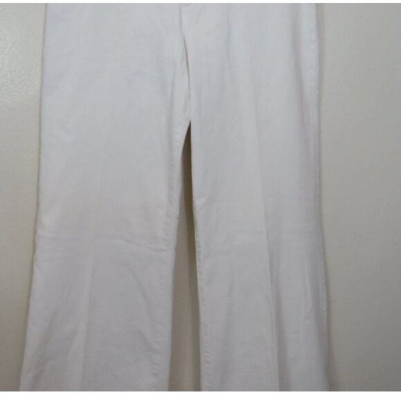 AG Adriano Goldschmied Size 32 The Lana Wide Leg Trouser Pants White High Rise - Picture 5 of 9